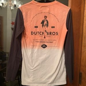 Pink Dip Dye Long sleeve tshirt